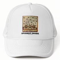 Apiarist Inside (Tacuina sanitatis 14th Century) Mesh Hats