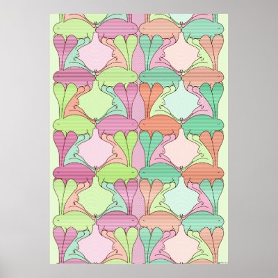 Aplin Bunnies Print by chewupablotter