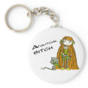 Apolitical BITCH keychains