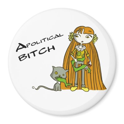 Apolitical BITCH Refrigerator Magnets by APOLITICAL_BITCH