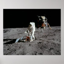 Apollo 11 Astronaut & Lunar Module "Eagle" Print