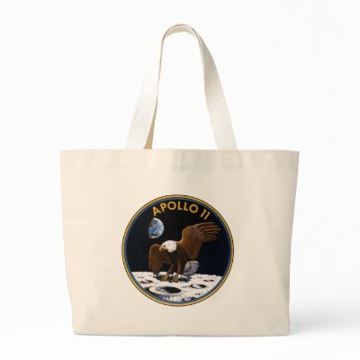 Apollo 11 canvas bags by spacegate
