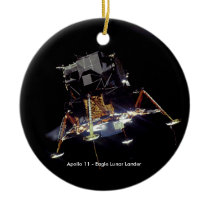 Apollo 11 Eagle In Lunar Orbit Christmas Ornament