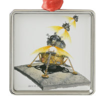 Apollo 11 Eagle module taking off from the Moon Ornament