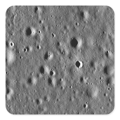 Apollo 11 landing site stickers by stocktrek
