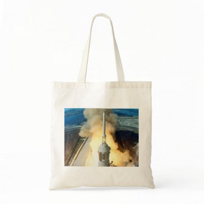 Apollo 11 Launch Tote Bags by walgenn