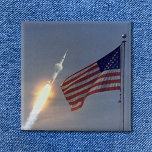 Apollo 11 Launch Pinback Button