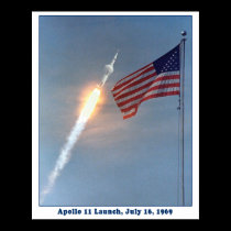 Apollo 11 Launch to the Moon, July 16, 1969 posters