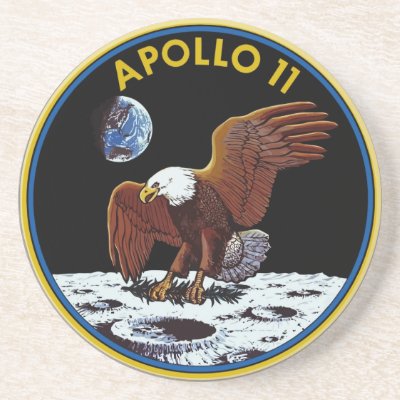 Apollo 11 Moon Landing Coaster by Imrahil