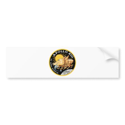 Apollo 13 bumper stickers by spacegate