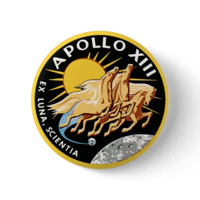 Apollo 13 pinback buttons by spacegate