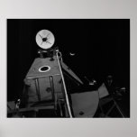 Apollo 14 Lunar Module & Earthrise Print