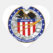Apollo 16:  The Penultimate Flight Stickers