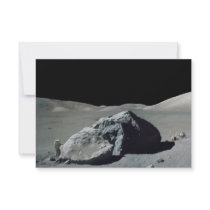 Apollo 17 Astronaut and Vehicle on the Moon Personalized Invites
