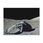 Apollo 17 Astronaut and Vehicle on the Moon Postcard