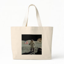 Apollo 17 Astronaut in the Taurus Littrow Valley Bag