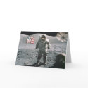 Apollo 17 Last Man on the Moon Note Card