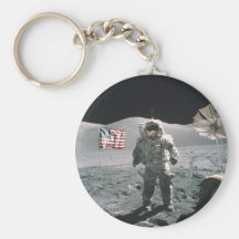 Apollo 17 Last Moon Walk Key Chain