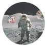 Apollo 17 Last Moon Walk Sticker