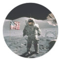 Apollo 17 Last Moon Walk Sticker
