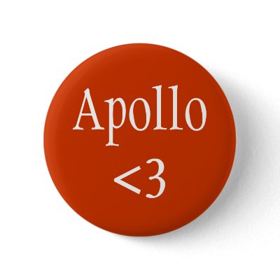 Apollo <3 pinback button by CreativeClassics