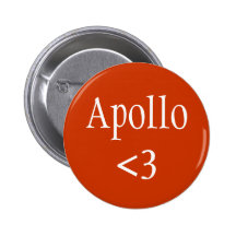Apollo <3 pinback button