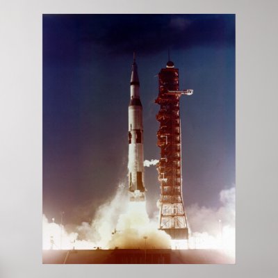 Apollo 4 Launch Print by eyecandy