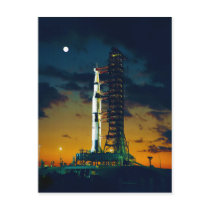 Apollo 4 Saturn V on Pad A Launch Complex 39 Postcards