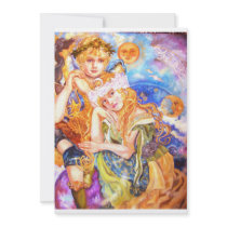 Apollo and a spirit of a dead person of the month. personalized invite