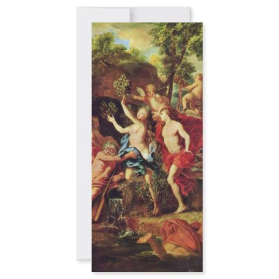 Apollo And Daphne By Loo Jean-Baptiste Van (Best Q Rack Card by Artcollection