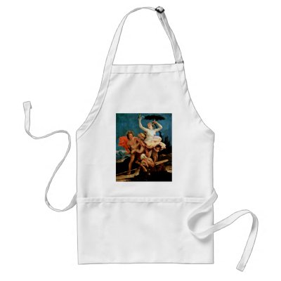Apollo And Daphne By Tiepolo Giovanni Battista Aprons by Artcollection