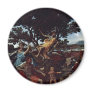 Apollo And Daphne (Detail) By Poussin Nicolas Fridge Magnets