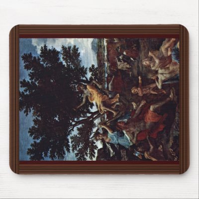 Apollo And Daphne (Detail) By Poussin Nicolas Mouse Pad by Artcollection