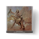 Apollo And Diana By Tiepolo Giovanni Domenico Pinback Buttons