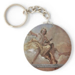 Apollo And Diana By Tiepolo Giovanni Domenico Keychains