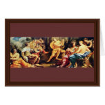 Apollo And The Muses,  By Vouet Simon Greeting Cards
