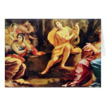 Apollo And The Muses,  By Vouet Simon Greeting Cards
