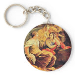 Apollo And The Muses, Detail By Vouet Simon Keychain