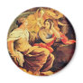 Apollo And The Muses, Detail By Vouet Simon Refrigerator Magnet