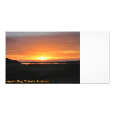 Apollo Bay sunset Photo Card by petermcc