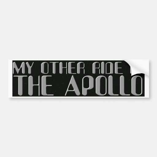 APOLLO BUMPER STICKERS