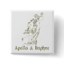 Apollo & Daphne Pinback Buttons