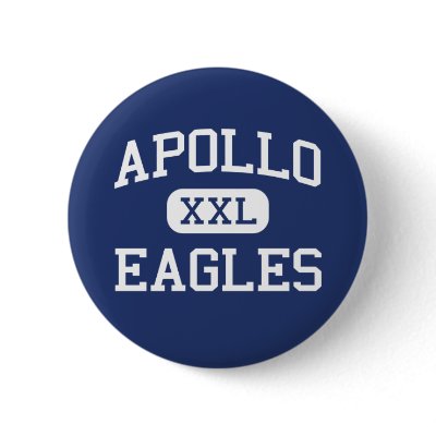 Apollo - Eagles - High - Simi Valley California Button by customteamsportswear