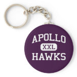 Apollo - Hawks - High School - Glendale Arizona Keychains