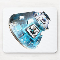 Apollo in Blue Mouse Pads