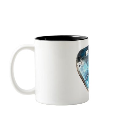 Apollo in Blue Coffee Mugs by chic_geek