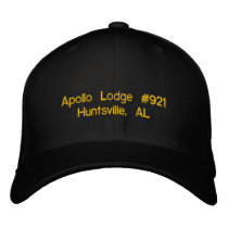 Apollo Lodge #921 Huntsville, AL Embroidered Baseball Cap