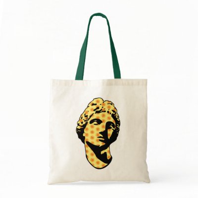 Apollo marble statue canvas bag by nassosvakalis