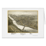 Apollo, PA Panoramic Map - 1896 Greeting Cards