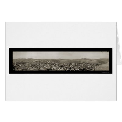 Apollo, PA Photo 1909 Greeting Cards by lc_panoramicphotos